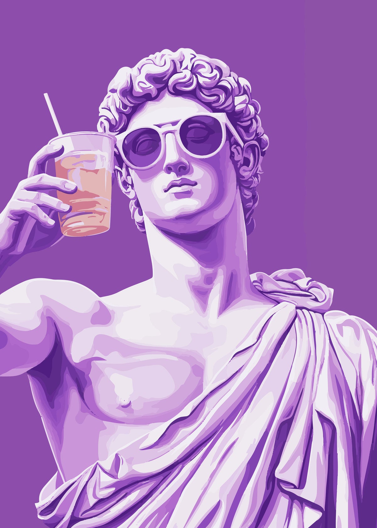 acrylic-print-greek-statue-cheers