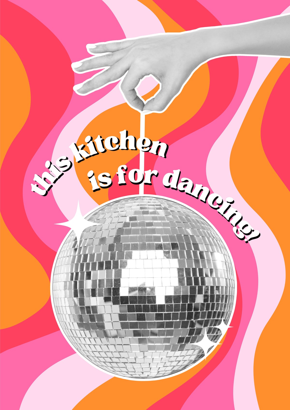 framedposter-print-disco-kitchen-vibes