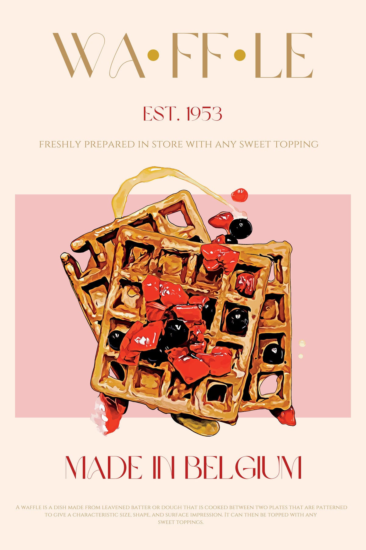 framedposter-print-waffle-print