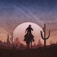 aluminium-print-desert-cowboy-sunset