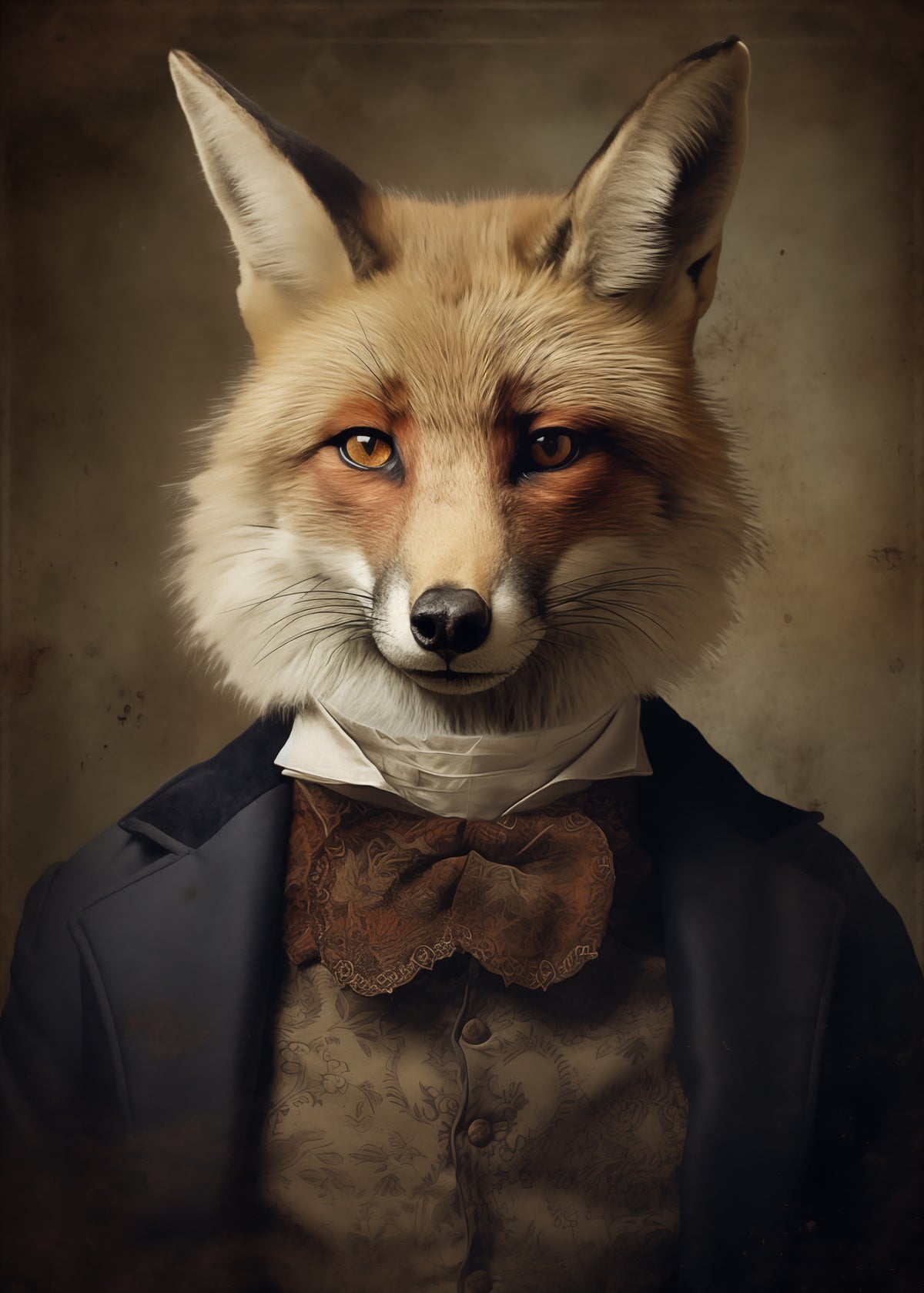 framedposter-print-fox-portrait