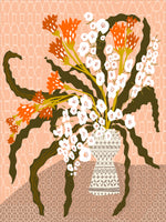framedposter-print-floral-contemporary-still-life-peach-fuzz