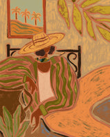 aluminium-print-lady-in-stripe