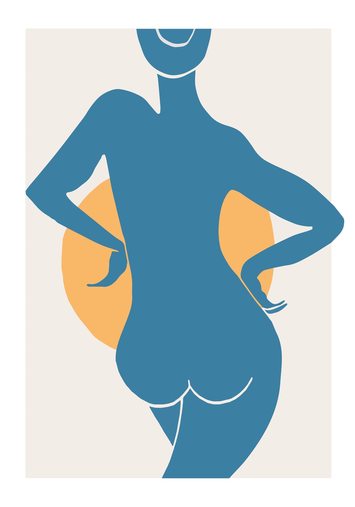 framedposter-print-blue-woman