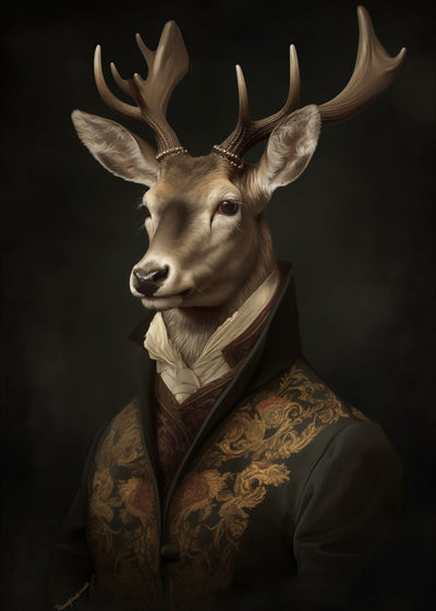 poster-print-stag-portrait