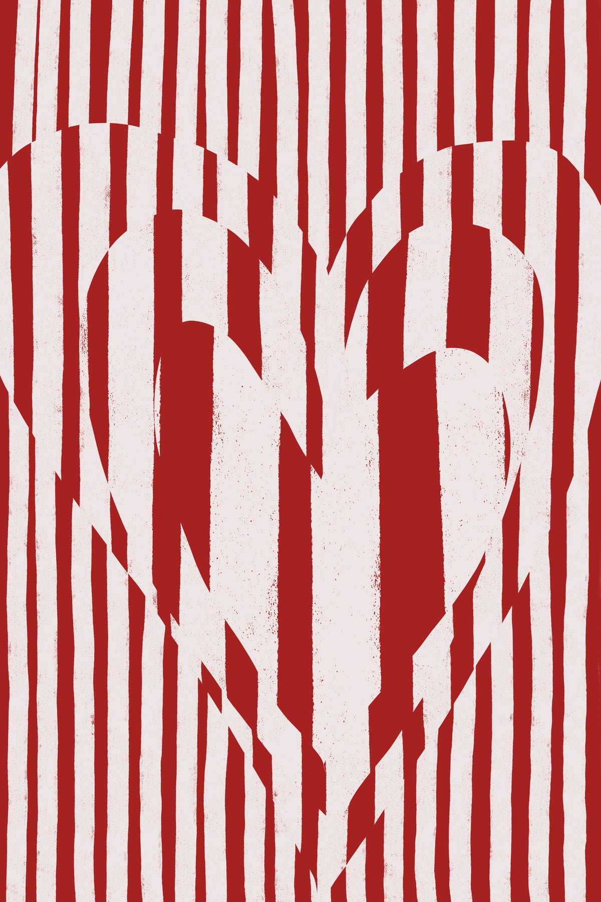 framedcanvas-print-heart-in-stripes