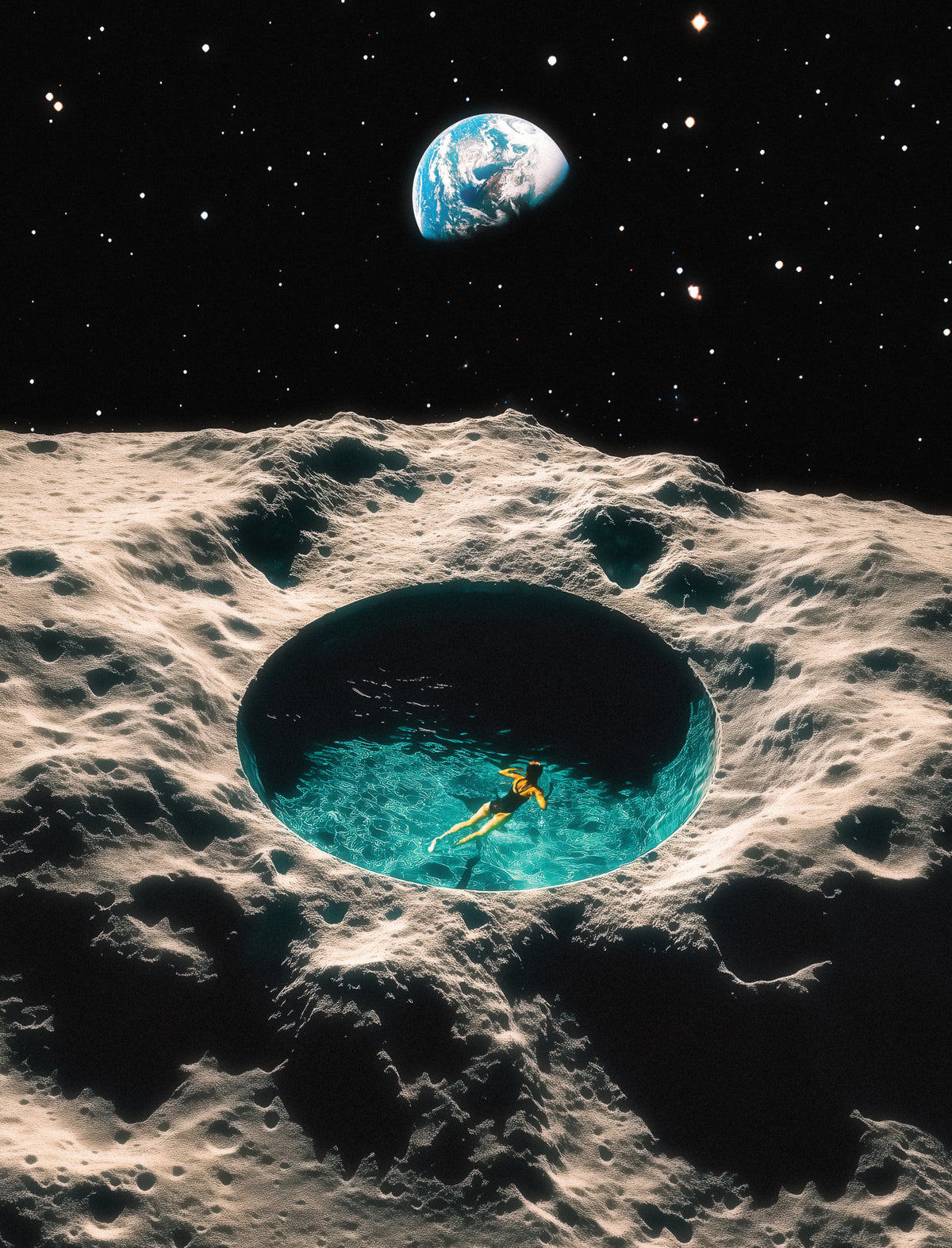 aluminium-print-crater-pond