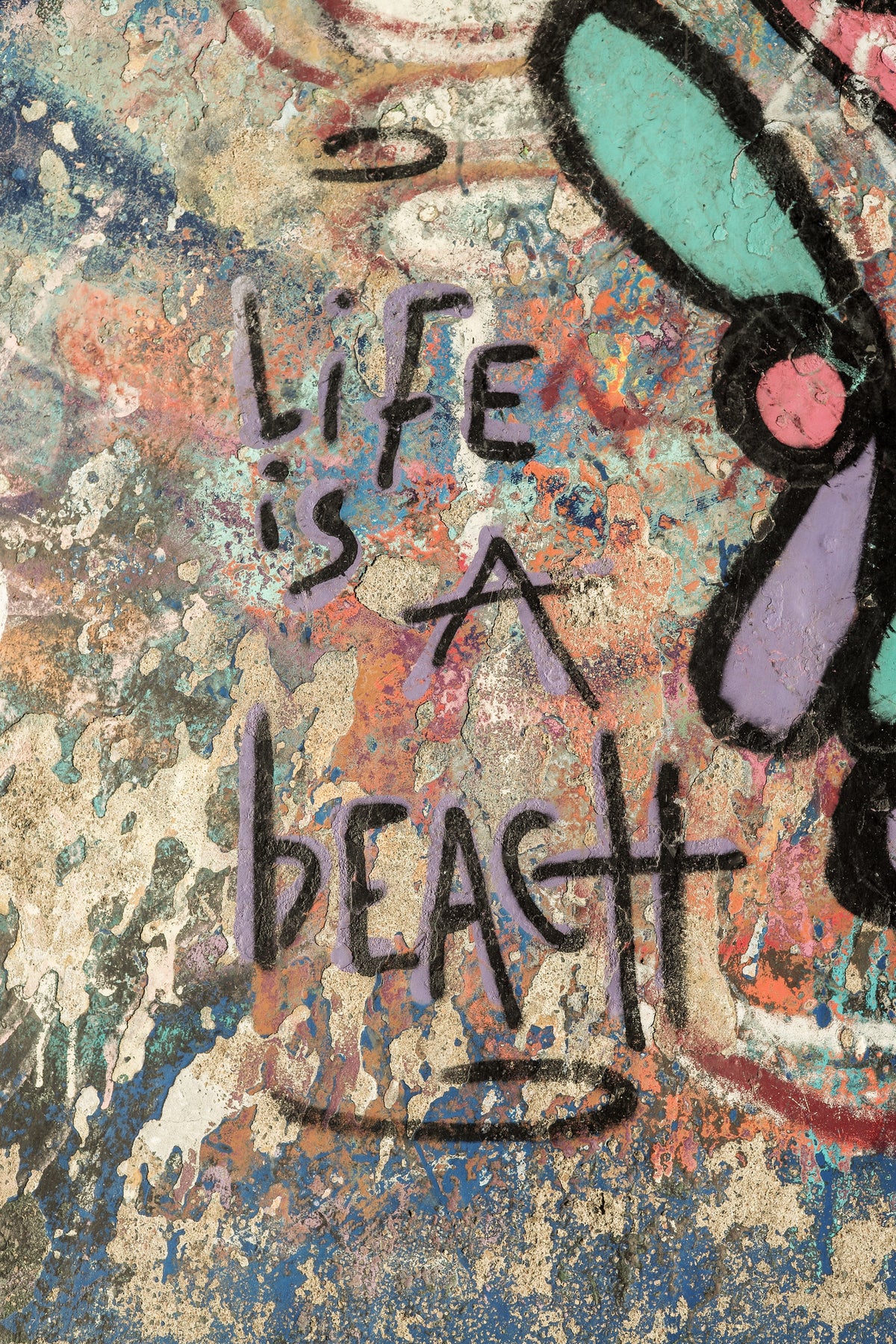 aluminium-print-life-is-a-beach