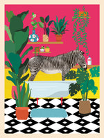 canvas-print-zebra-bathtime