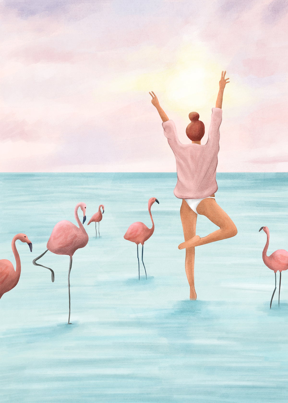 framedposter-print-big-flamingo
