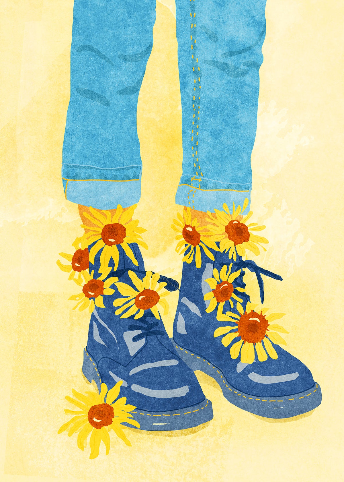 acrylic-print-sunflower-walk