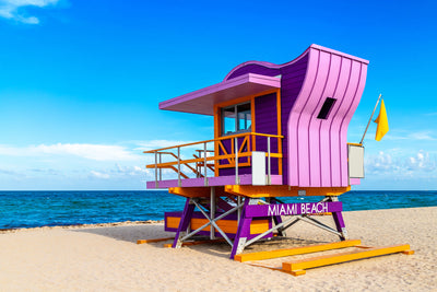 poster-print-lifeguard-tower-in-miami-beach