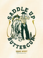 aluminium-print-saddle-up-buttercup-cowboy-amp-horse-art-print