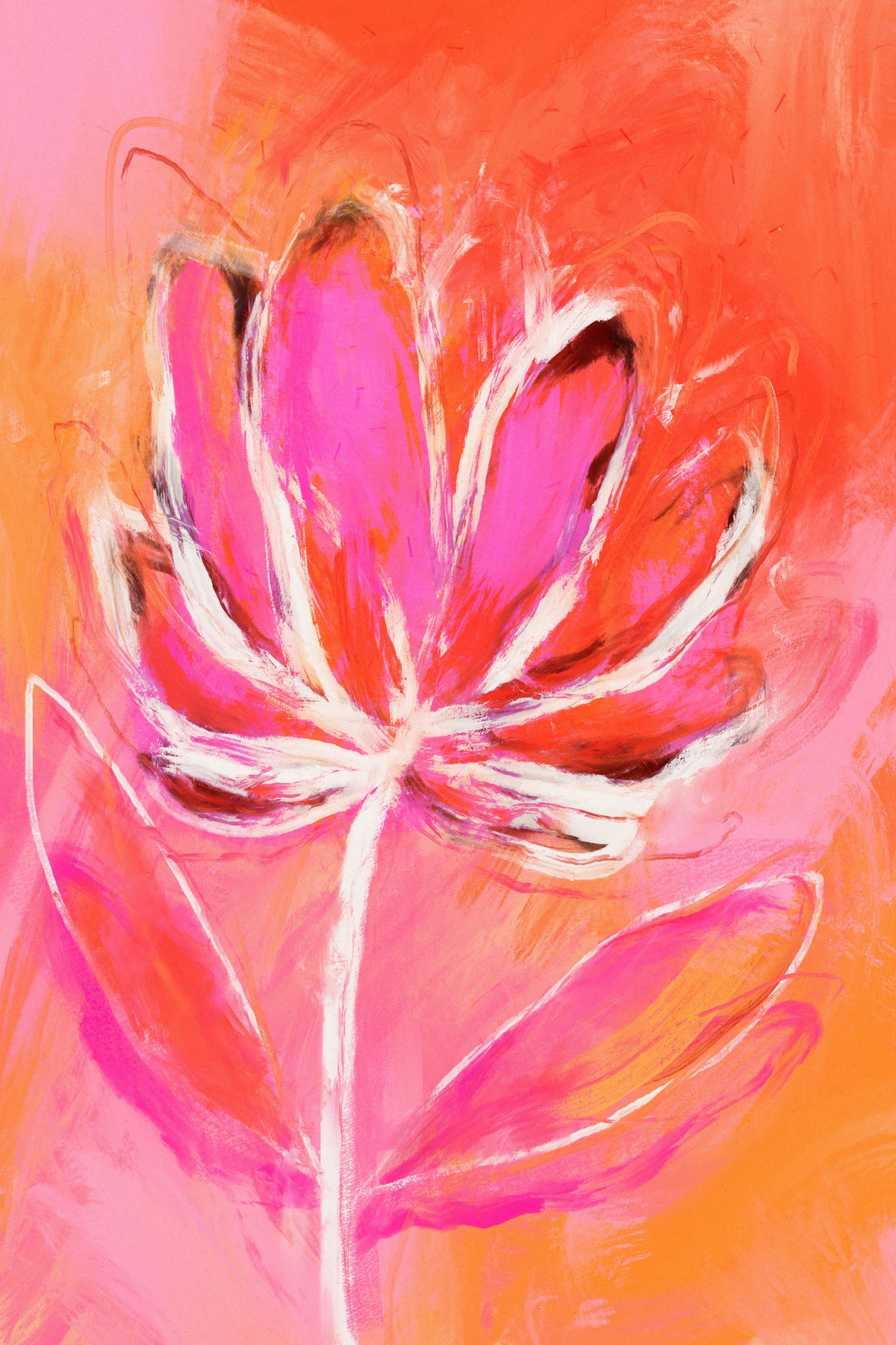 framedposter-print-petal-flames