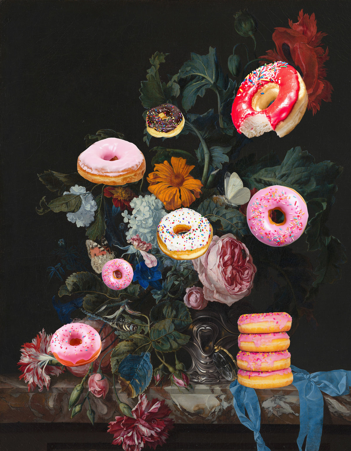 framedcanvas-print-bouquet-of-donuts