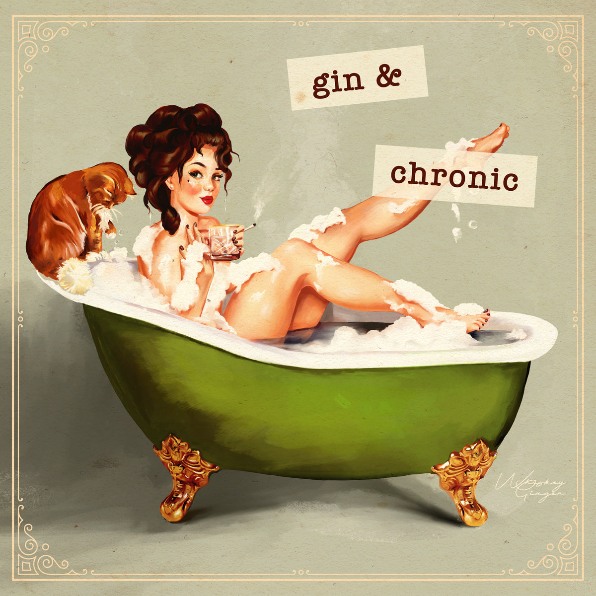 poster-print-gin-and-chronic