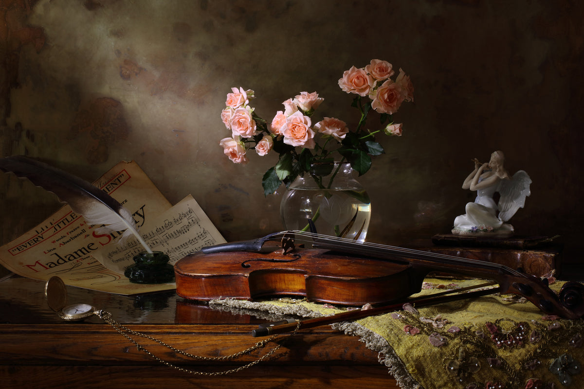 3-piece-acrylic-print-still-life-with-violin-and-roses