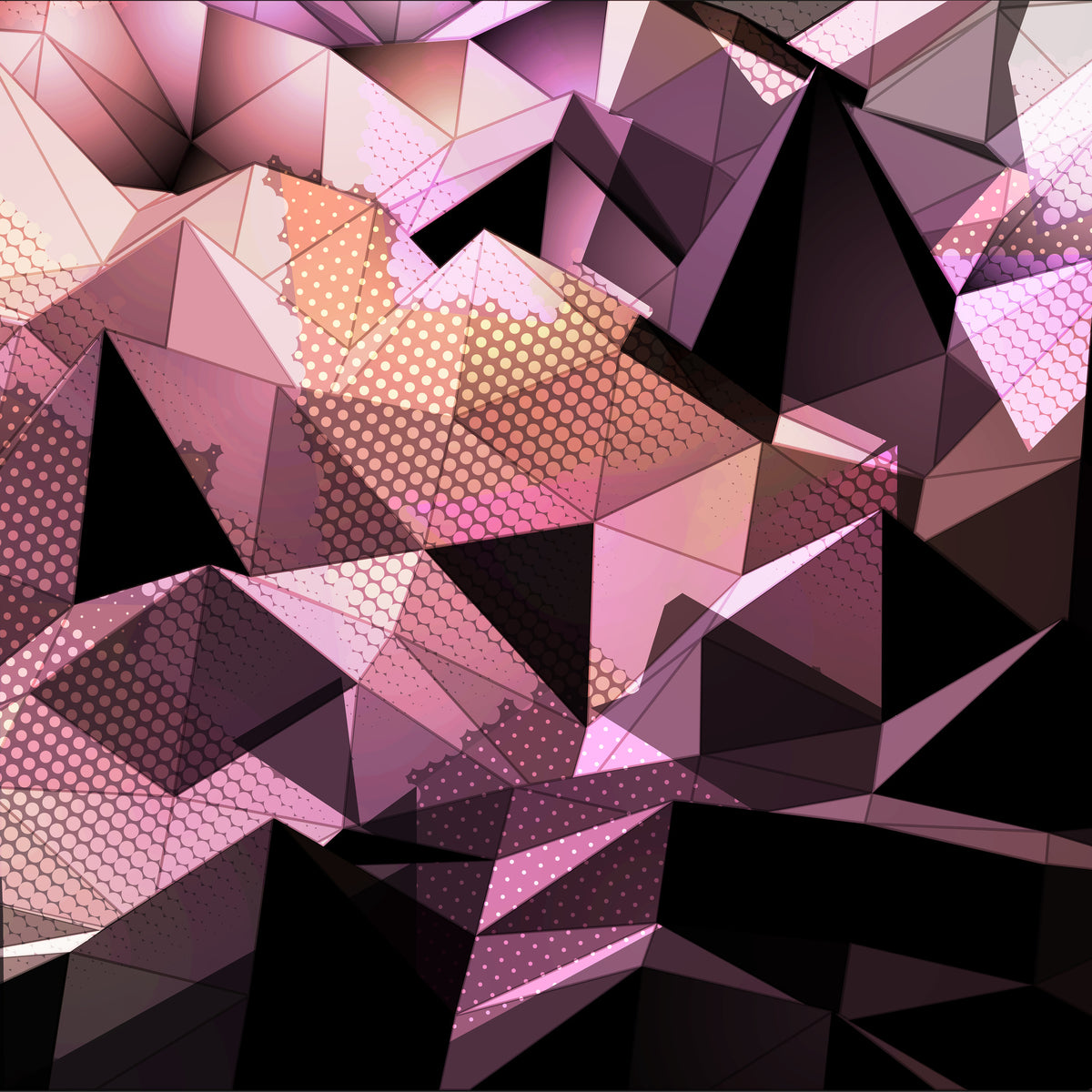 4-piece-acrylic-print-3d-crystal-structure