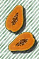 aluminium-print-papayas