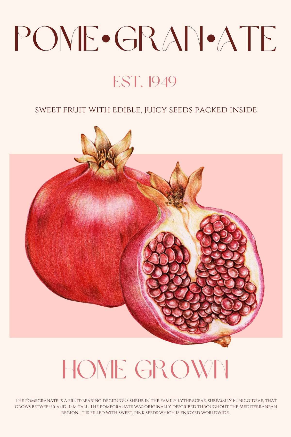 aluminium-print-juicy-pomegranate