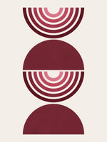 framedposter-print-red-symmetry-layers