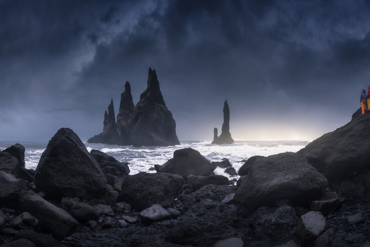 3-piece-acrylic-print-reynisdrangar