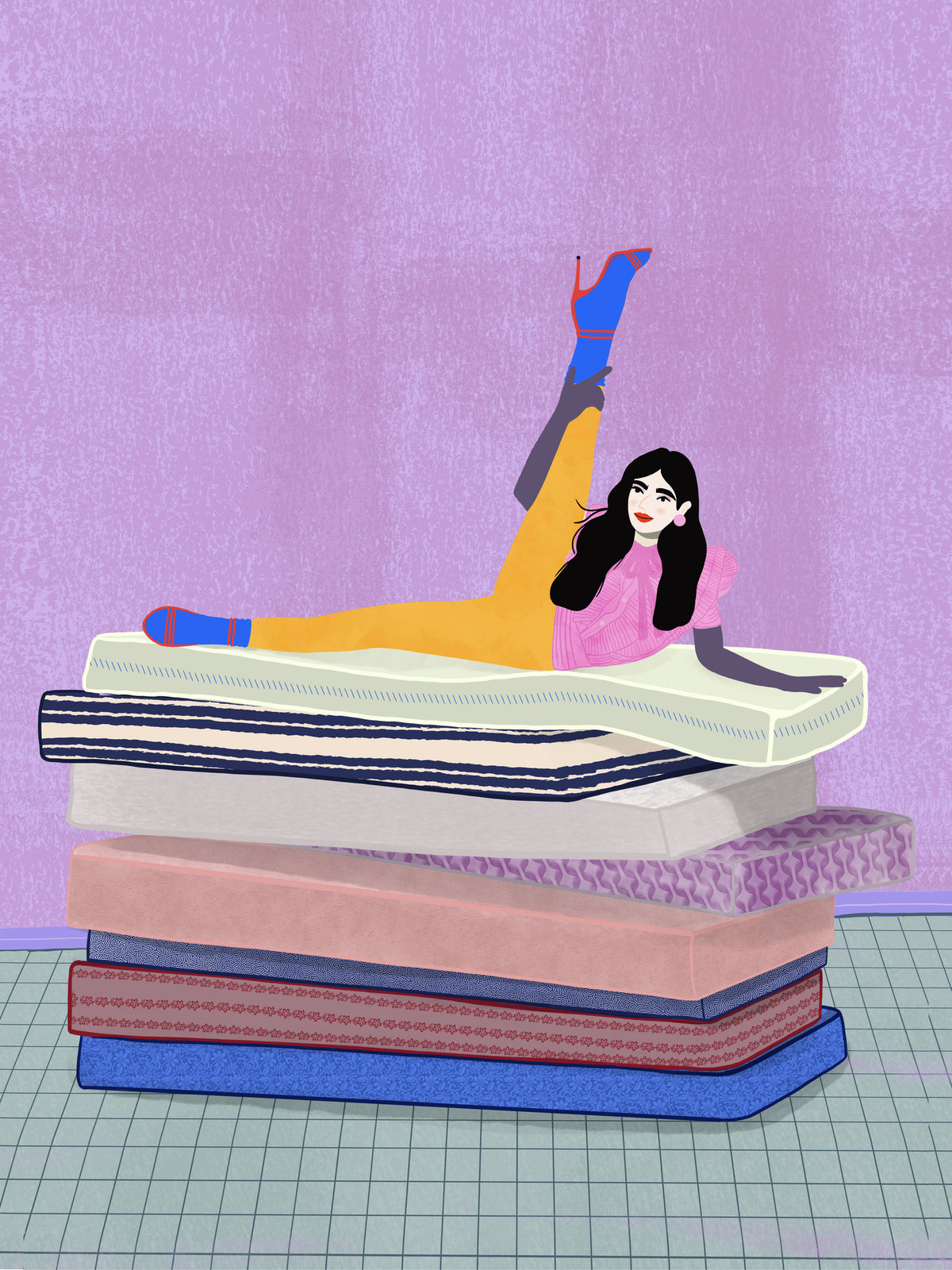 acrylic-print-raise-your-leg-up-to-your-head