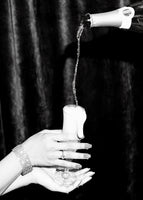 acrylic-print-champagne-hands-bw
