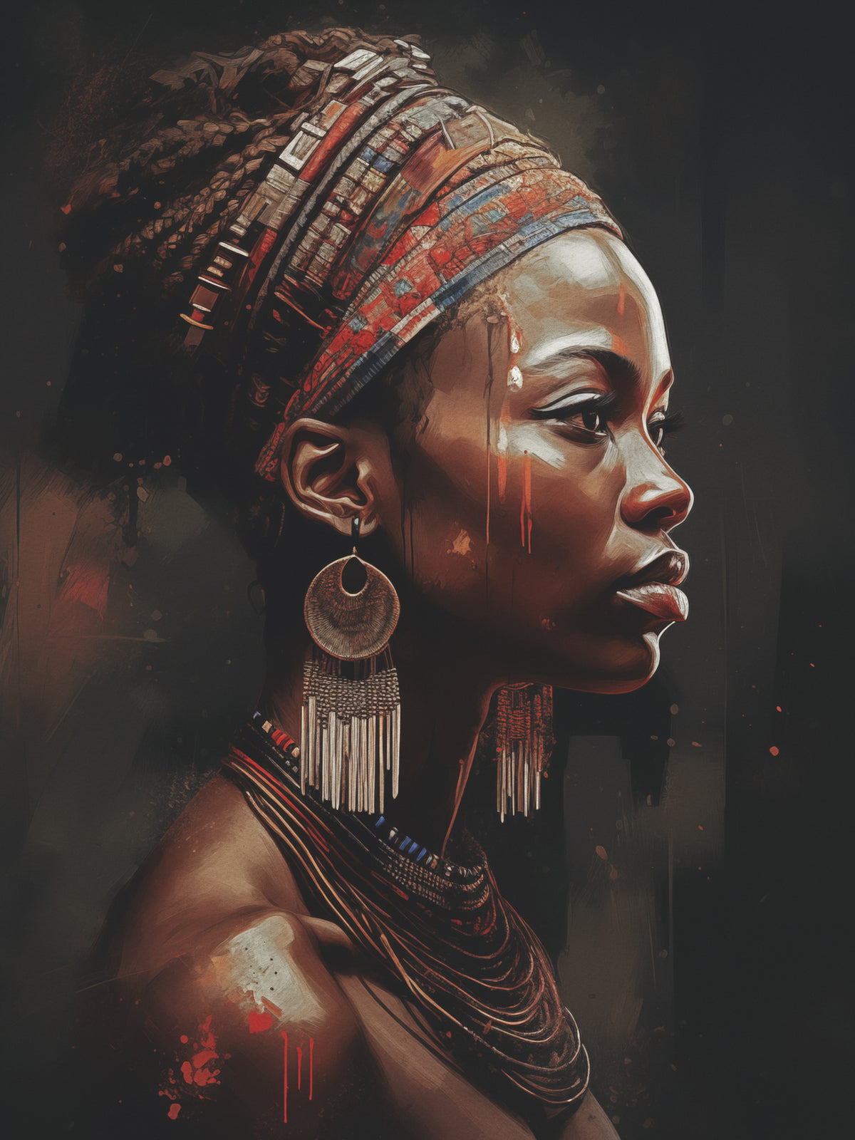 canvas-print-tribal-woman