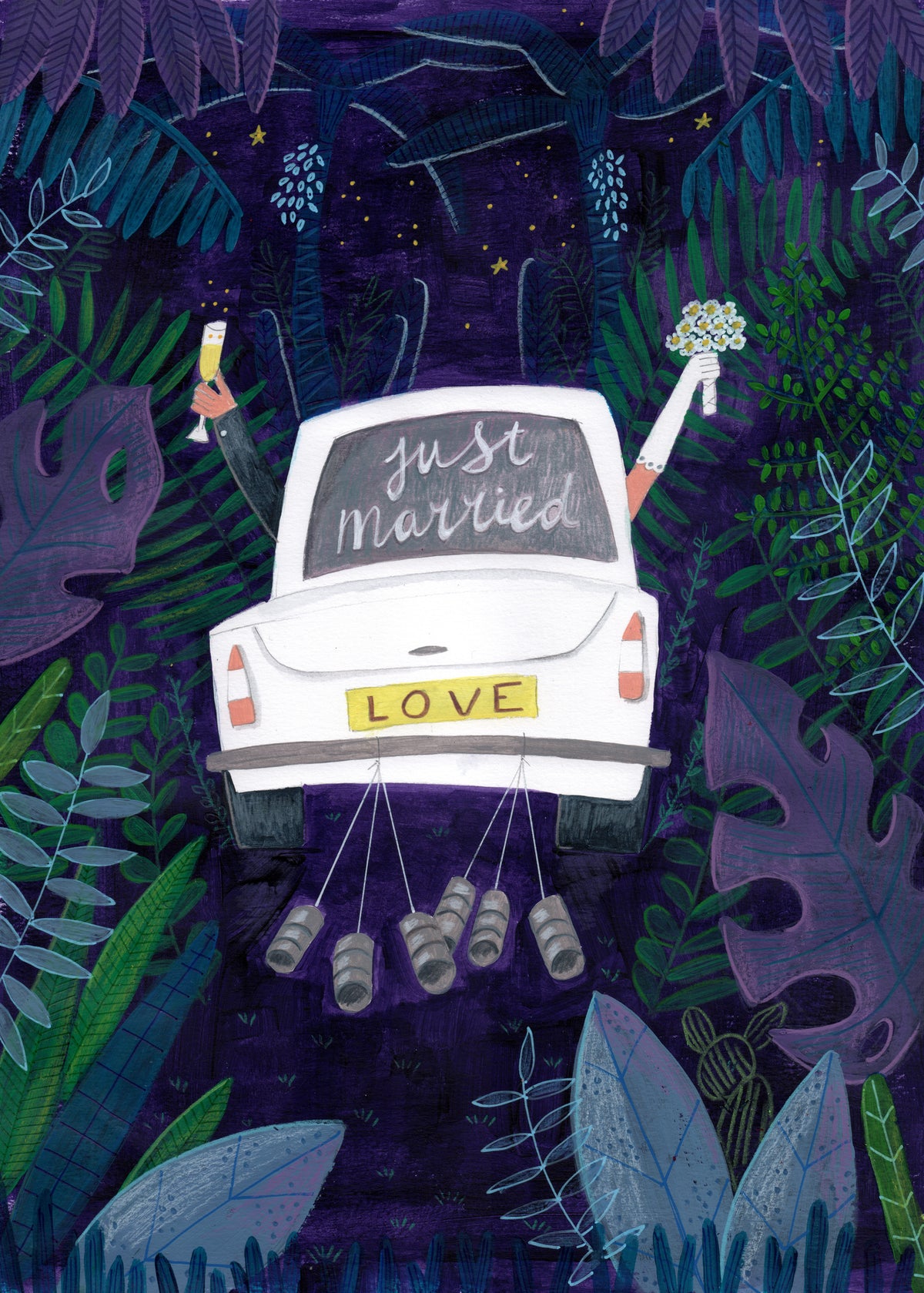 canvas-print-just-married