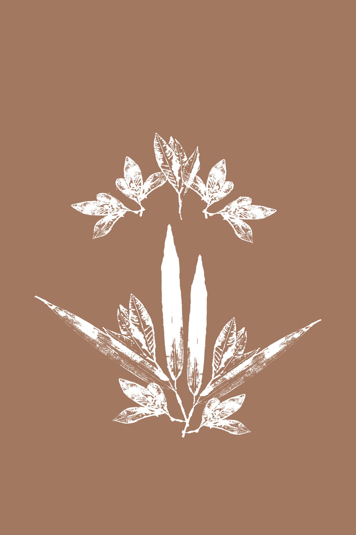 canvas-print-leafy-emblem-design