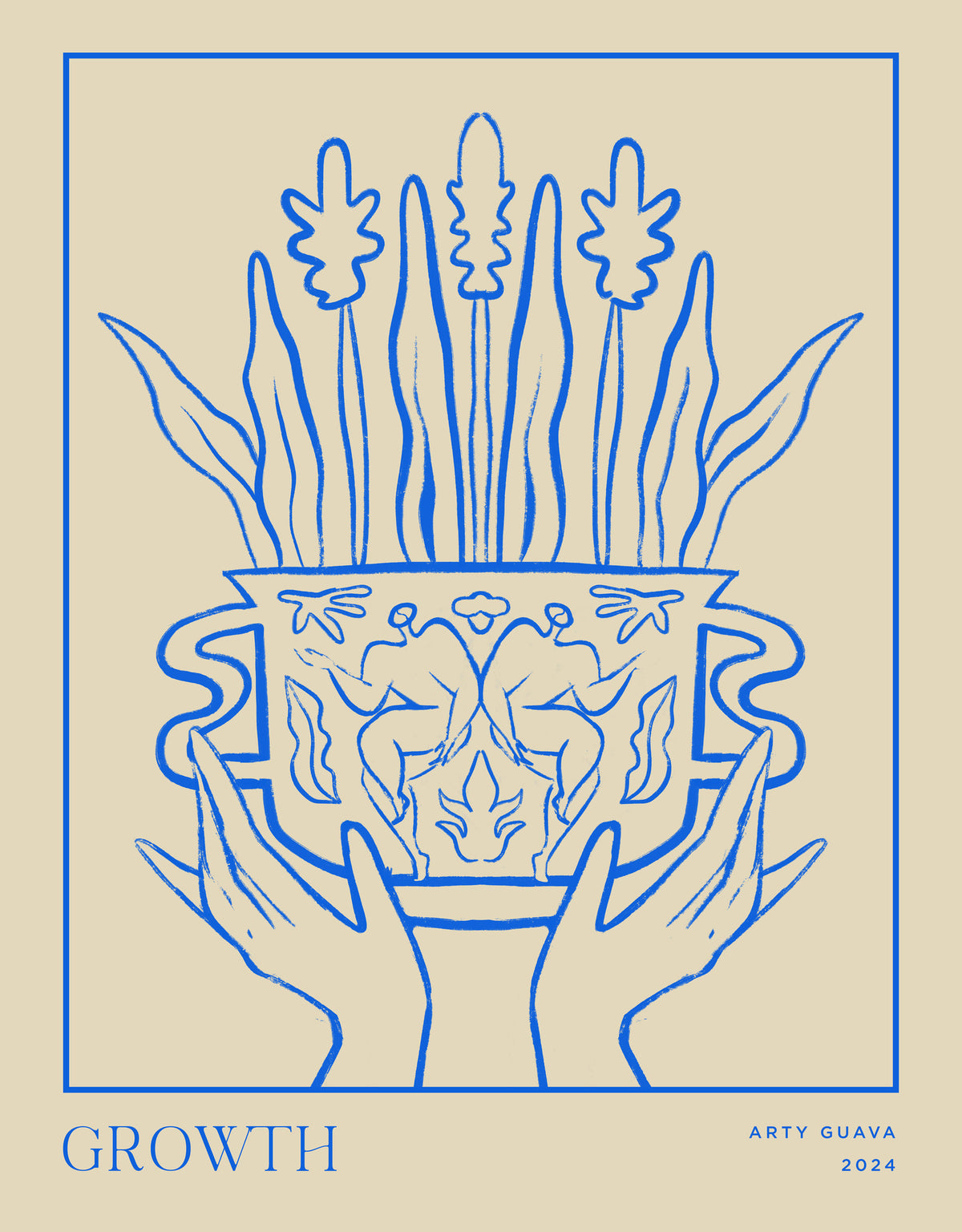 framedcanvas-print-vessel-collection-growth-lineart