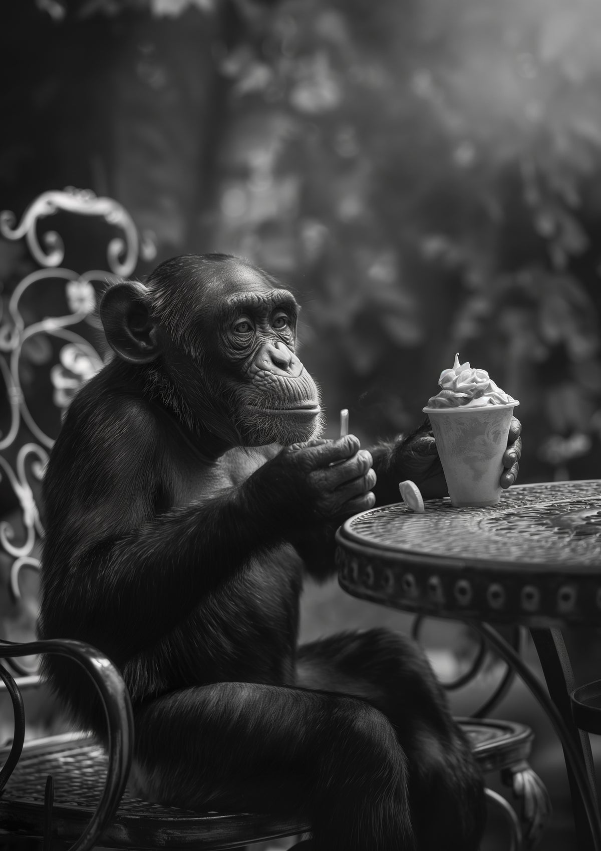 canvas-print-chimps-ice-cream-break