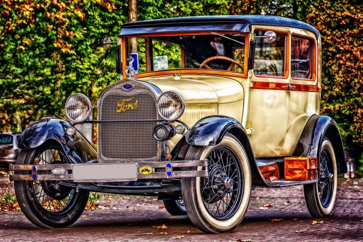 3-piece-canvas-print-well-kept-classic-car