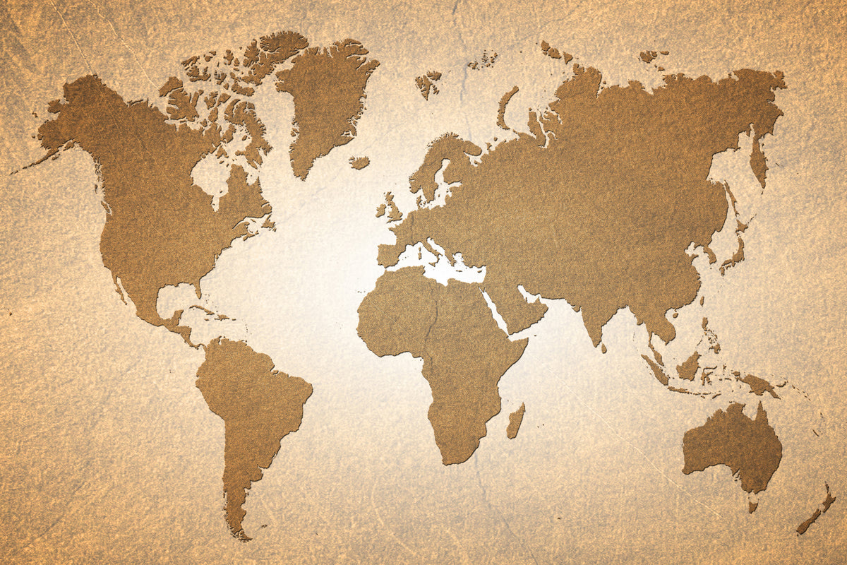 aluminium-print-map-of-the-world-in-vintage