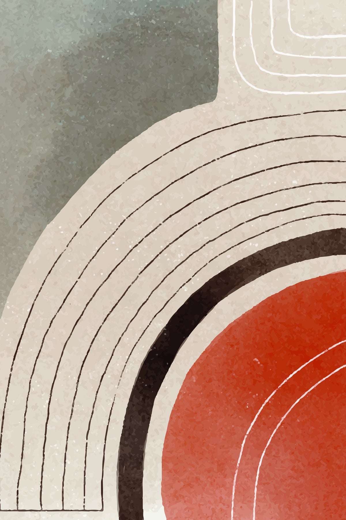 aluminium-print-orange-minimal-shapes-2