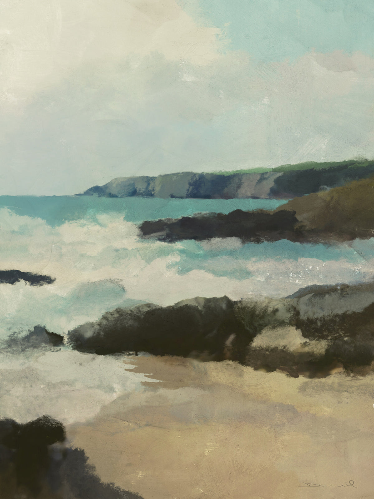 framedcanvas-print-rocky-beach