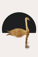 framedposter-print-the-swan-black
