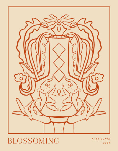 poster-print-vessel-collection-blossom-lineart