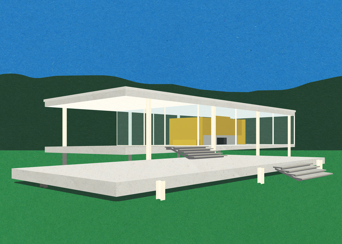framedposter-print-ludwig-mies-van-der-rohe-farnsworth-house