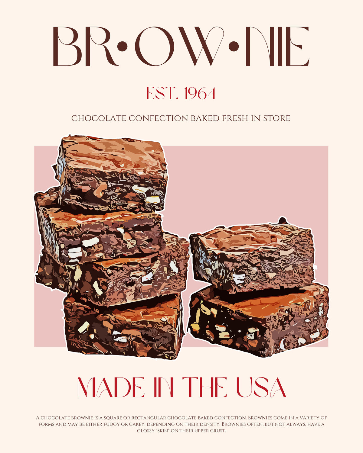 acrylic-print-choco-brownies-delight