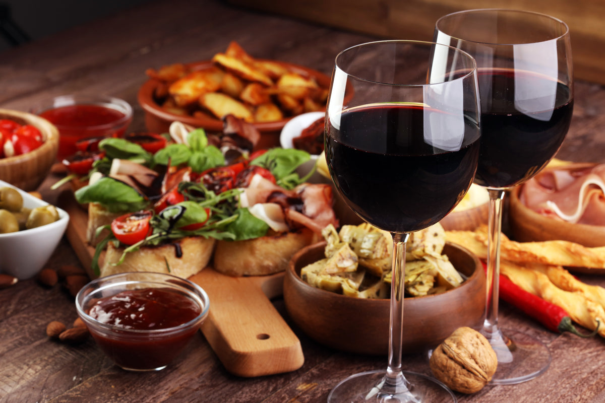 poster-print-italian-antipasti-with-wine