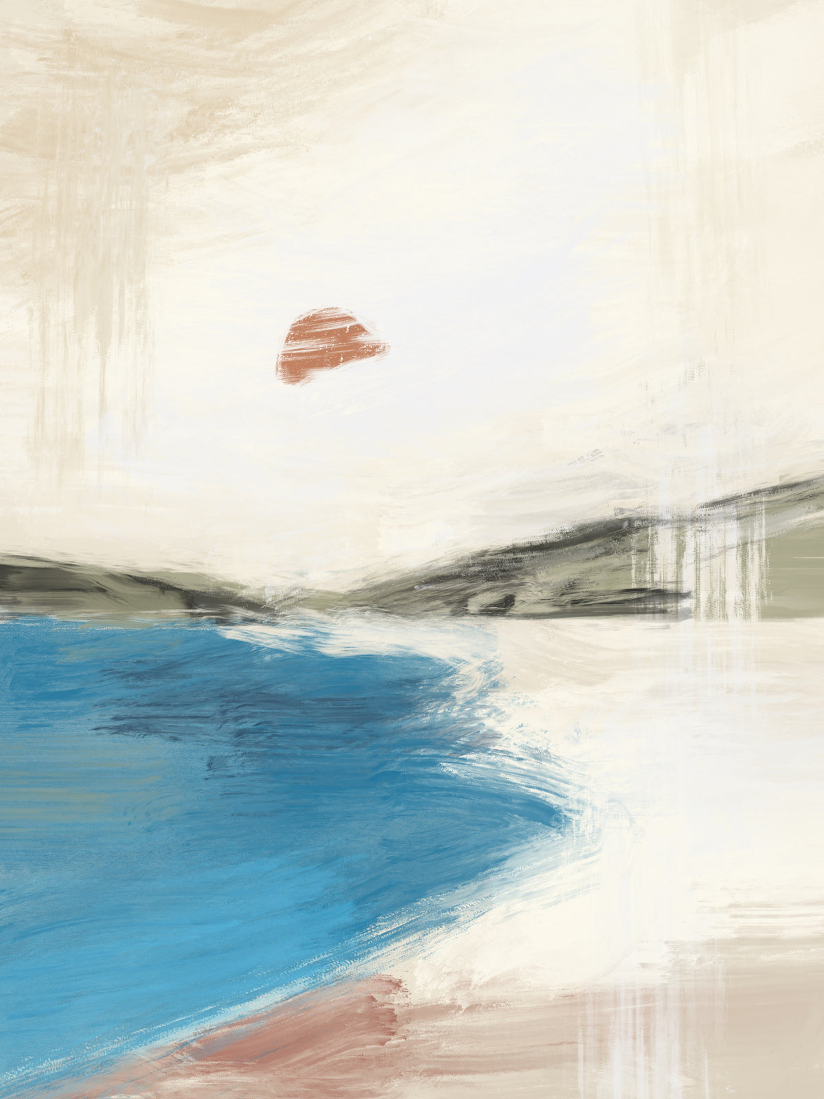 acrylic-print-landscape-painting-with-a-serene-beach