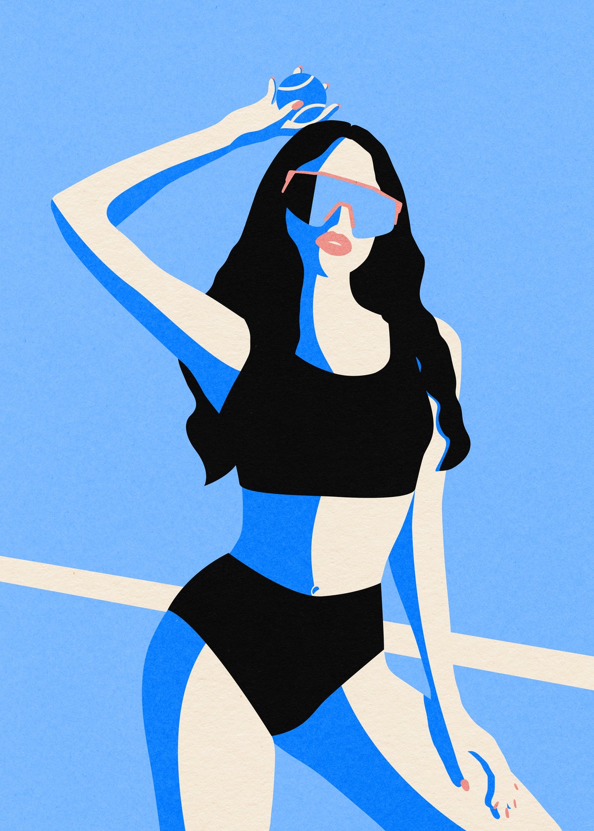 poster-print-blue-sport-girl