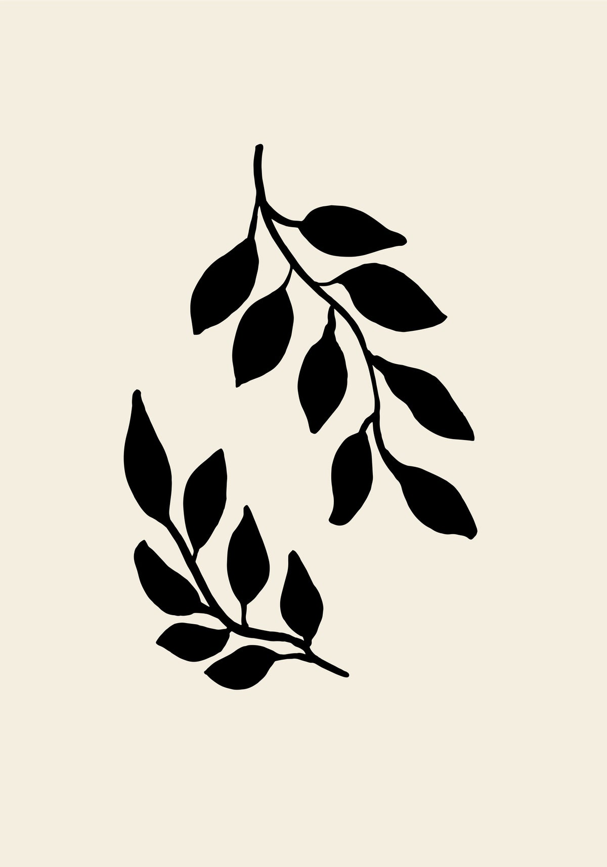 framedposter-print-black-twigs