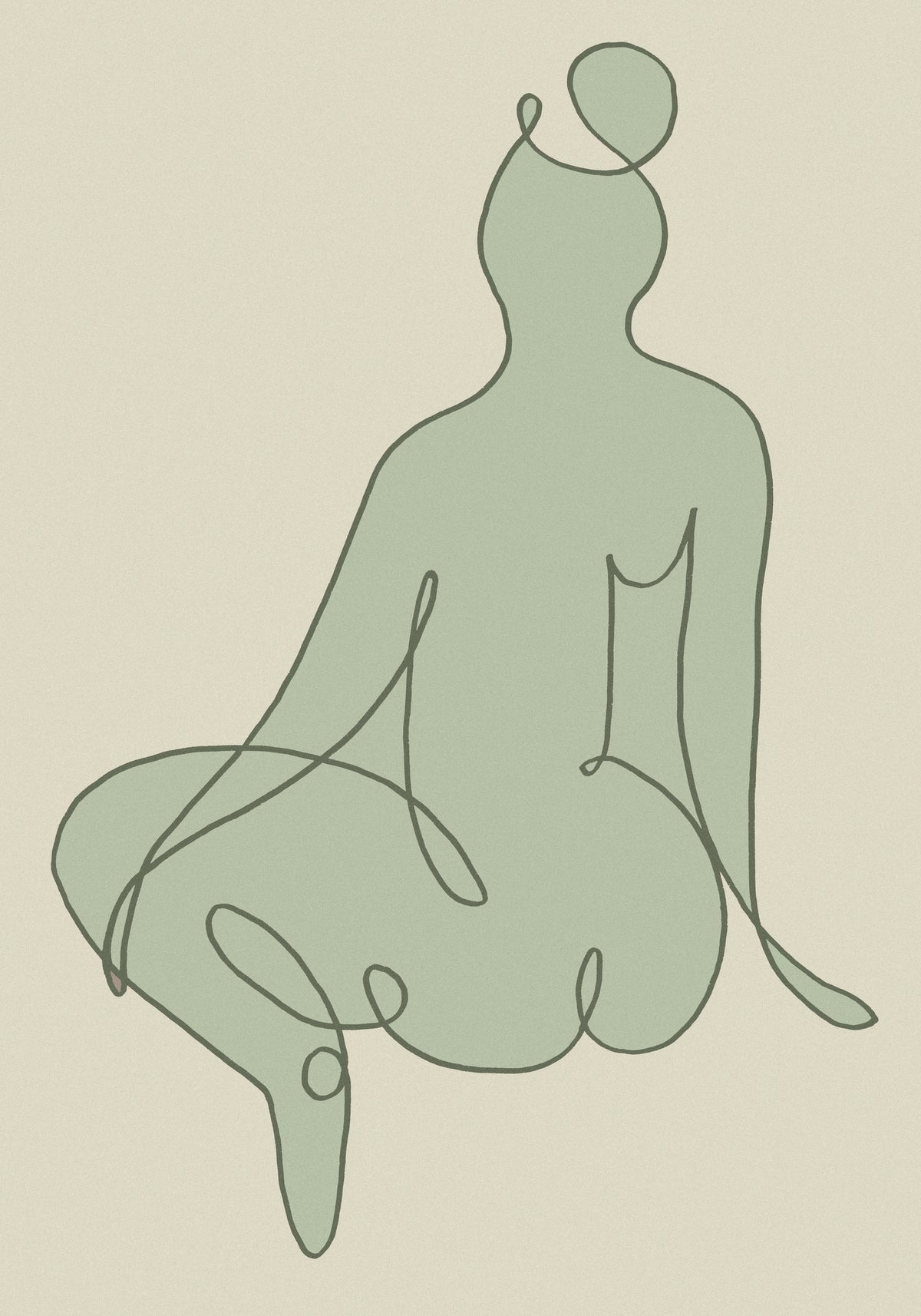 acrylic-print-sitting-down-green