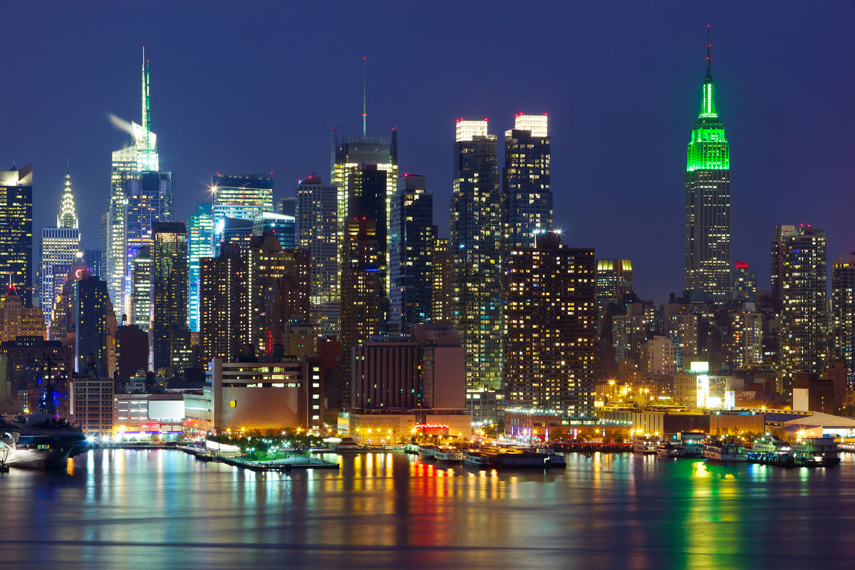 aluminium-print-skyline-new-york-midtown-at-night