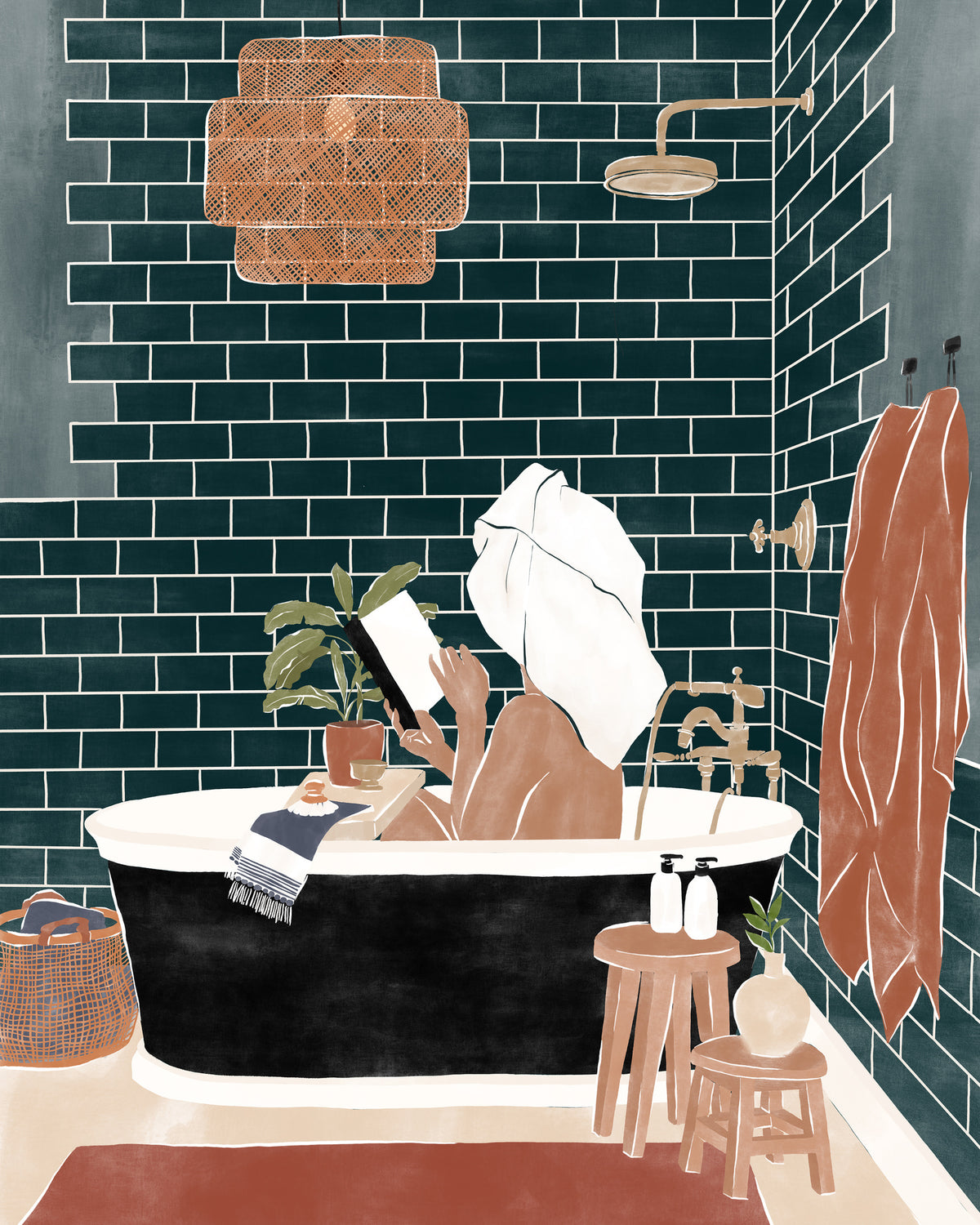 acrylic-print-bathroom-babe
