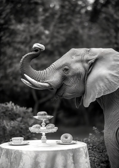 poster-print-elephants-afternoon-tea