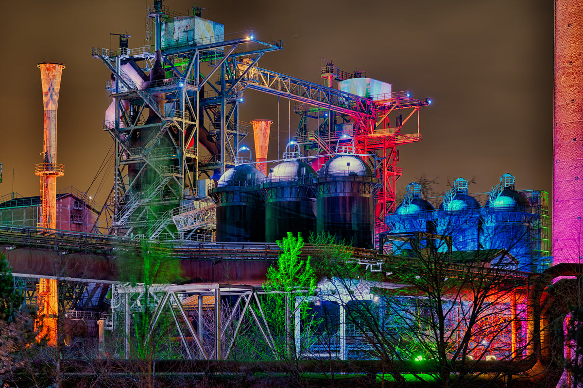 framedcanvas-print-landscape-park-duisburg-night